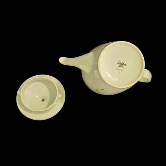 Edelstein Bavaria Mid Century Modern Coffee Pot Gold Trim Pastel Atomic Design - Picture 6 of 7